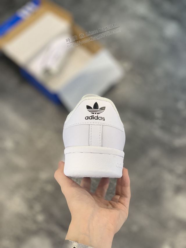 Adidas鞋 阿迪達斯白色板鞋 全新adidas Originals 男女同款  hdx13325